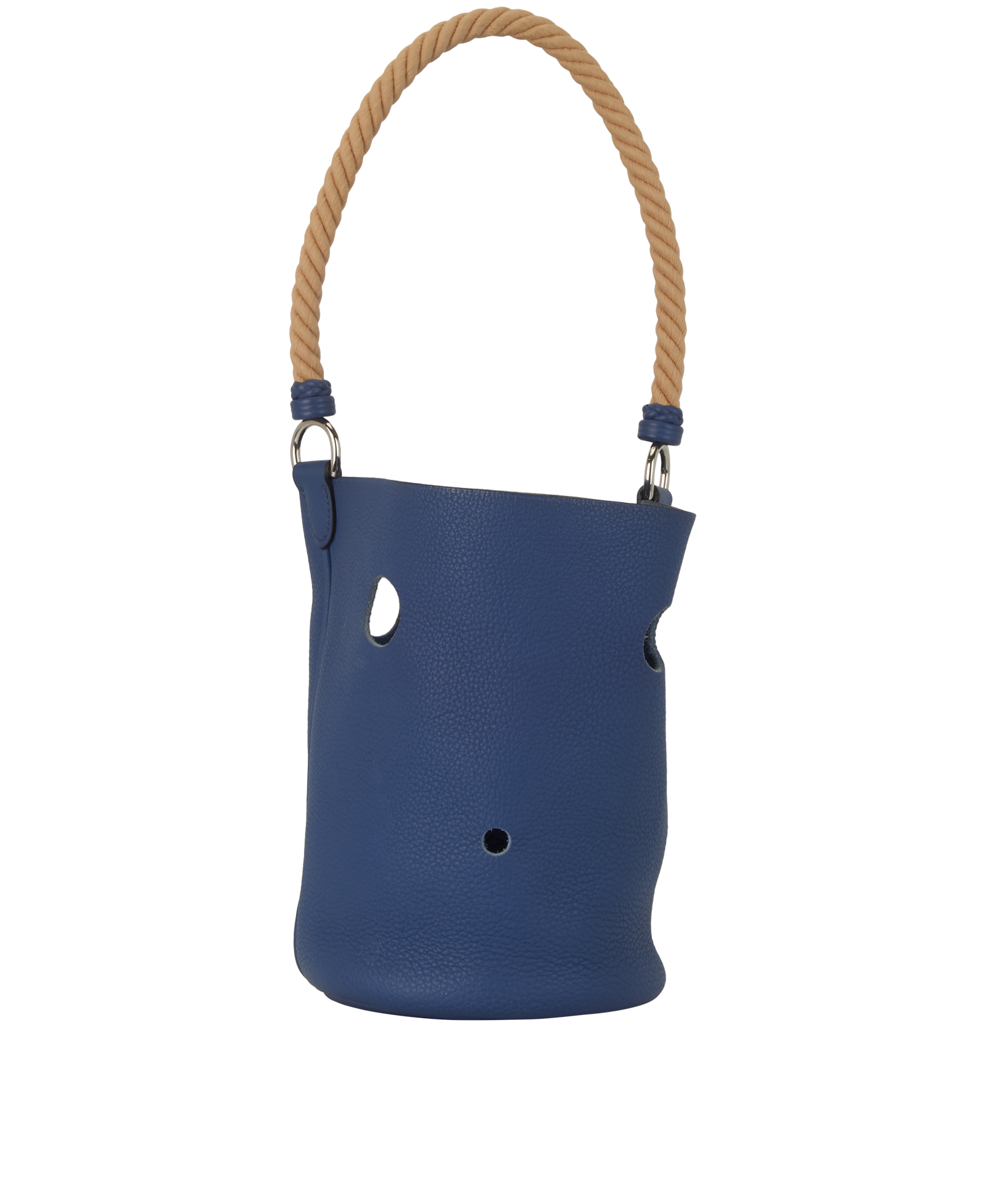 Mangeoire PM In Taurillon Clemence Pacific Blue, &pound;750, Handbags, Blue, Leather, Back view